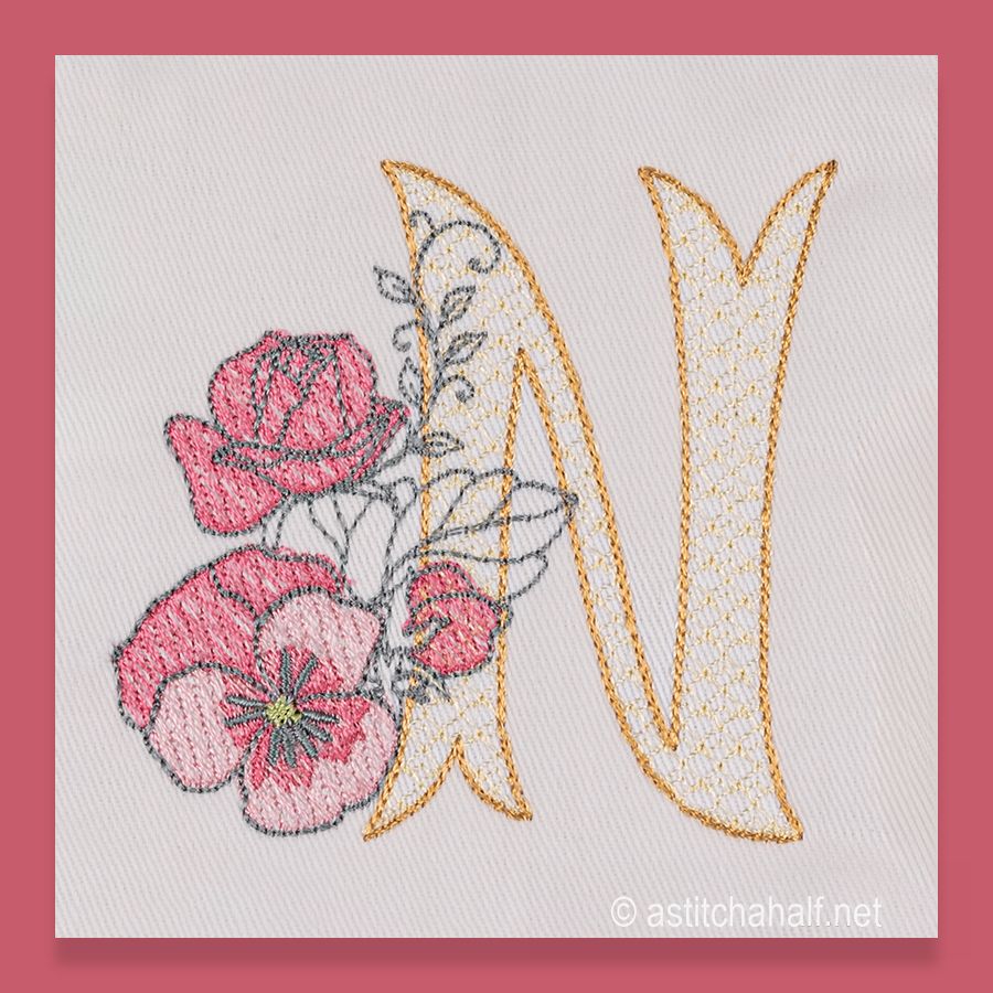 Flowerlove Monogram N
