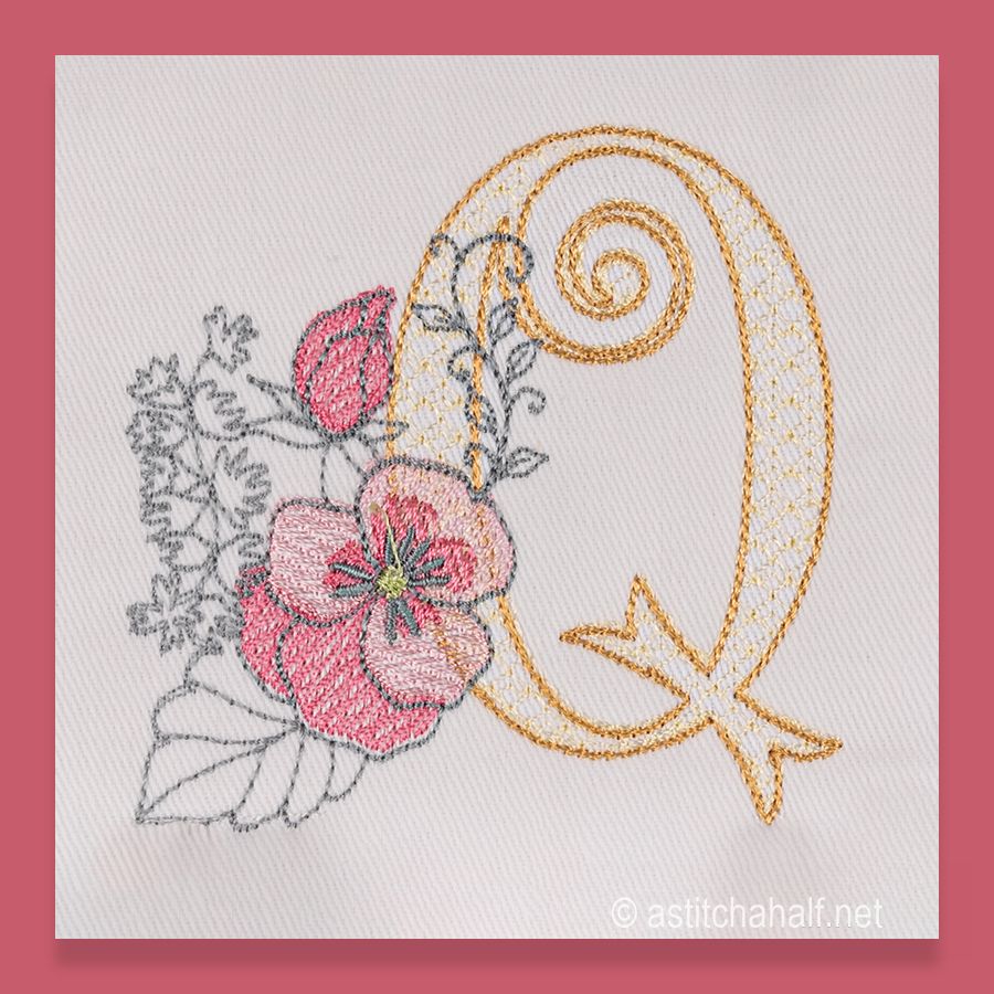 Flowerlove Monogram Q