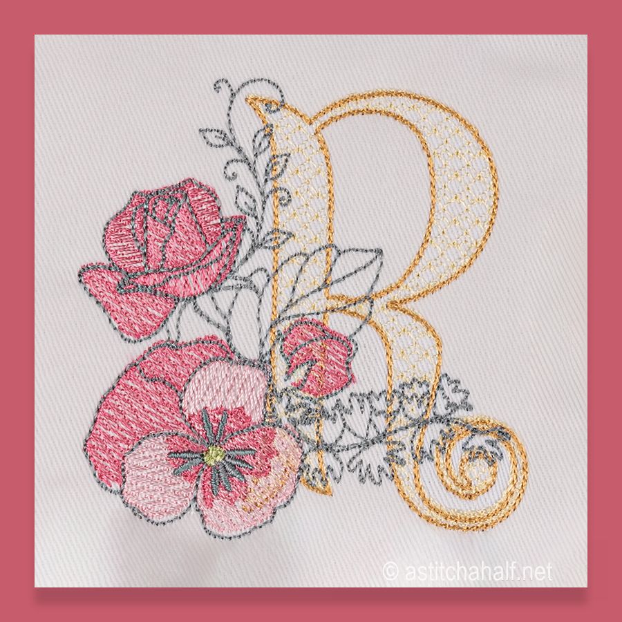 Flowerlove Monogram R