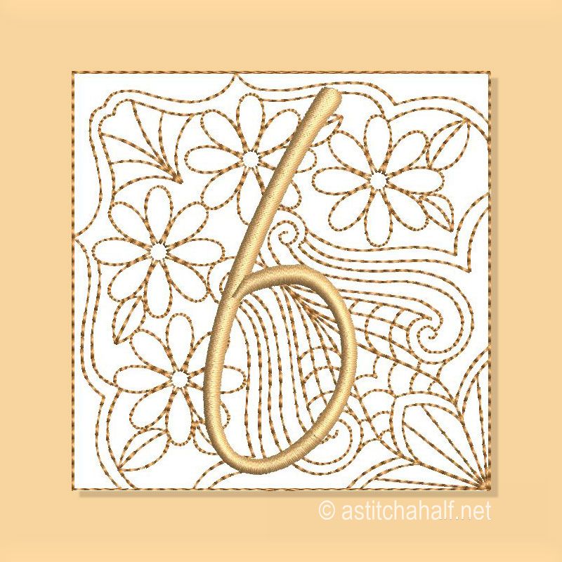 Carpe Diem Monogram 6