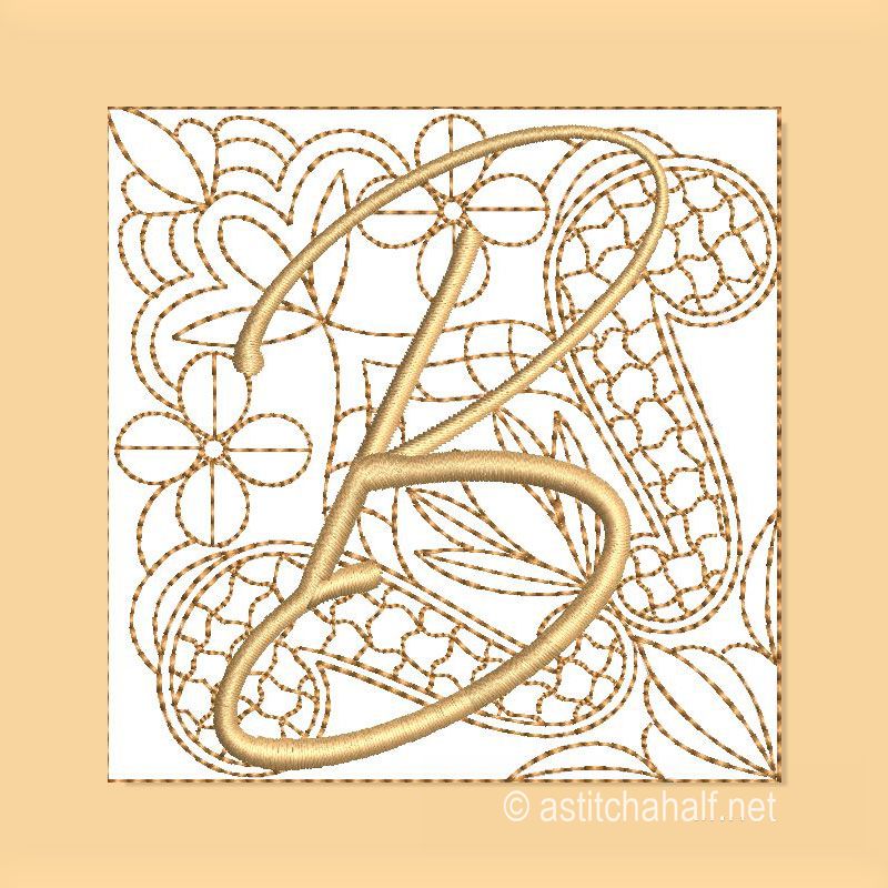 Carpe Diem Monogram B