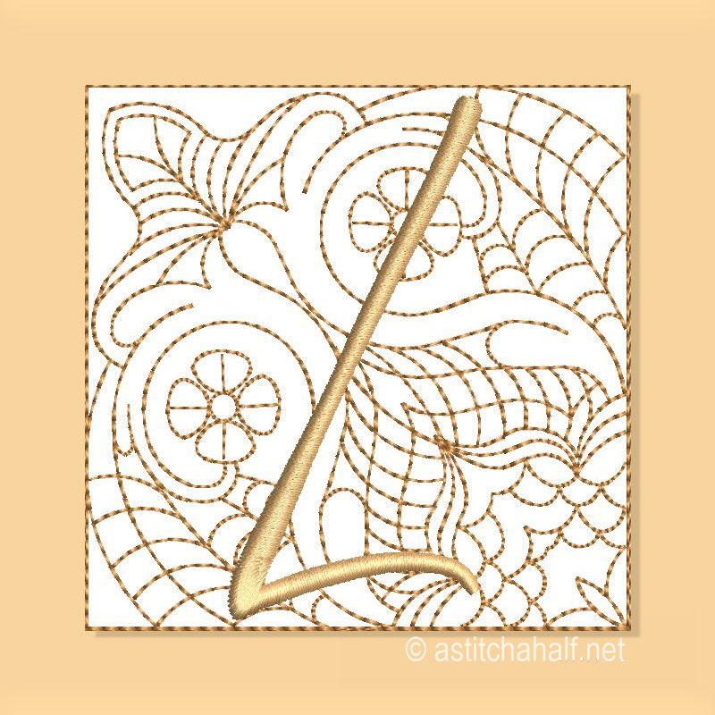 Carpe Diem Monogram L