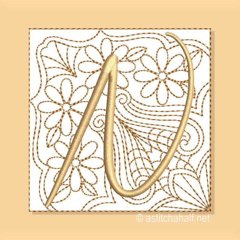 Carpe Diem Monogram N