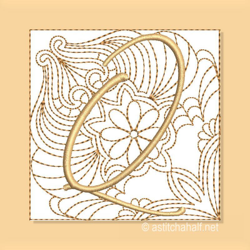 Carpe Diem Monogram Q