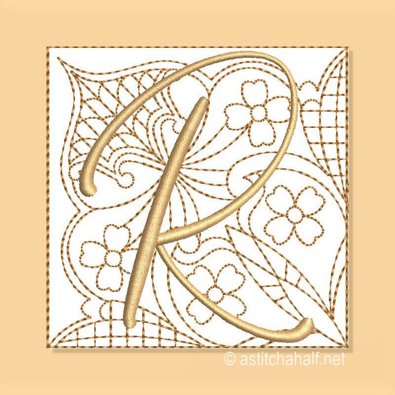 Carpe Diem Monogram R