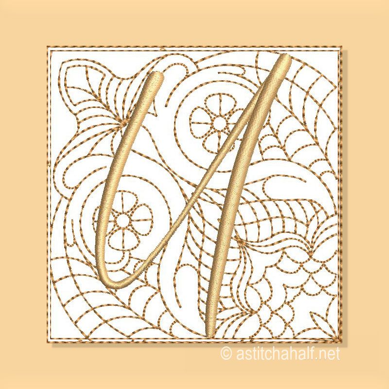 Carpe Diem Monogram U