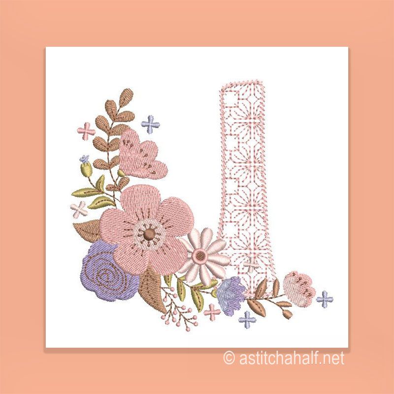 Autumn and Lace Monogram Monogram I