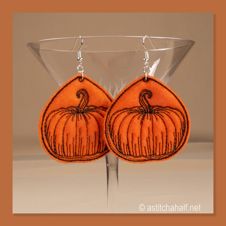Pumpkin Earrings