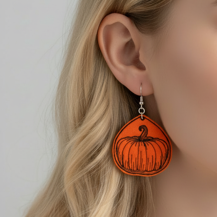 Pumpkin Earrings