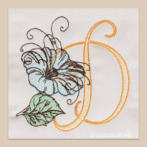 Wanderlust Monogram Letter D