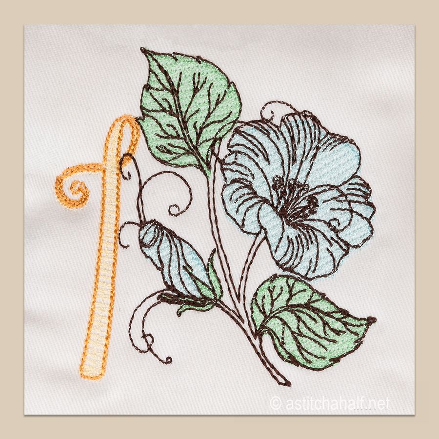 Wanderlust Monogram Letter I