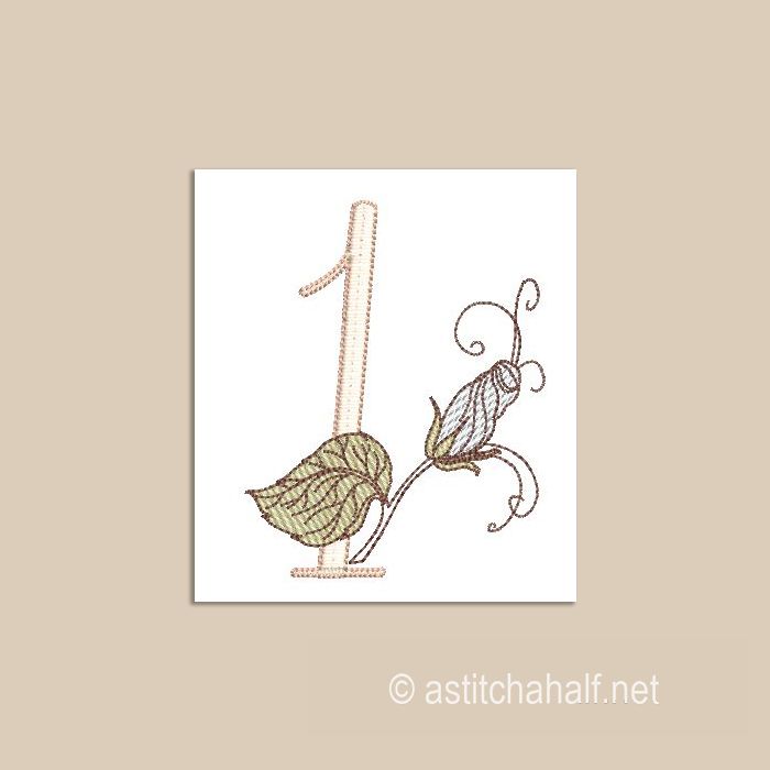 Wanderlust Monogram Letter 1