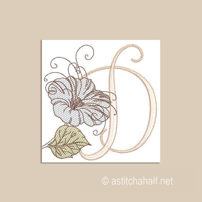 Wanderlust Monogram Letter D