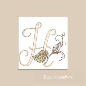 Wanderlust Monogram Letter H