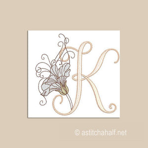 Wanderlust Monogram Letter K