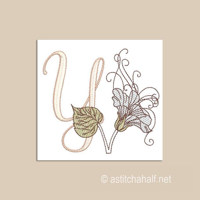 Wanderlust Monogram Letter Y