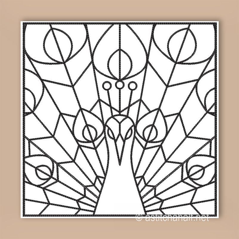 Stained Glass Peacock Combo - aStitch aHalf stained-glass-peacock-combo-astitch-ahalf