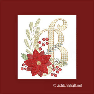 Scarlet Symphony Monogram Letter B