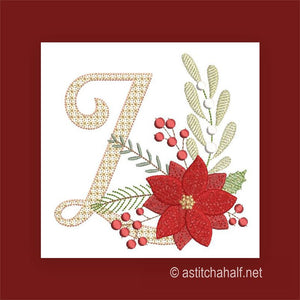 Scarlet Symphony Monogram Letter Z