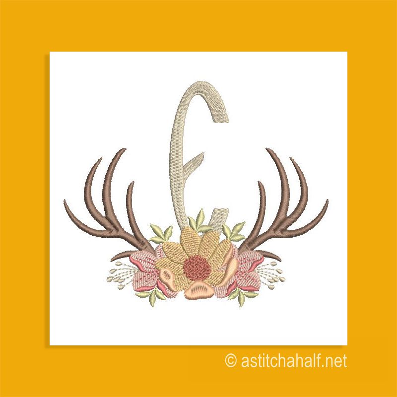 Antler Atelier Monogram Letter E