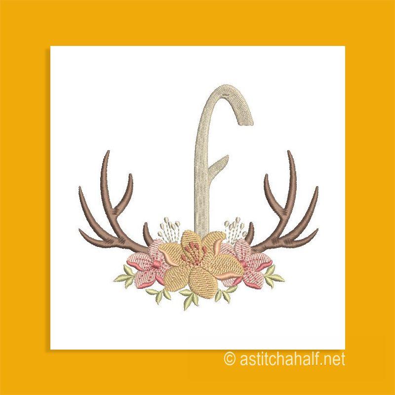 Antler Atelier Monogram Letter F