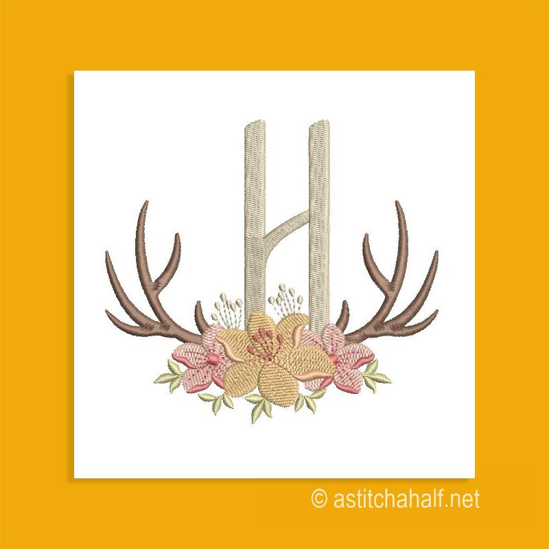 Antler Atelier Monogram Letter H
