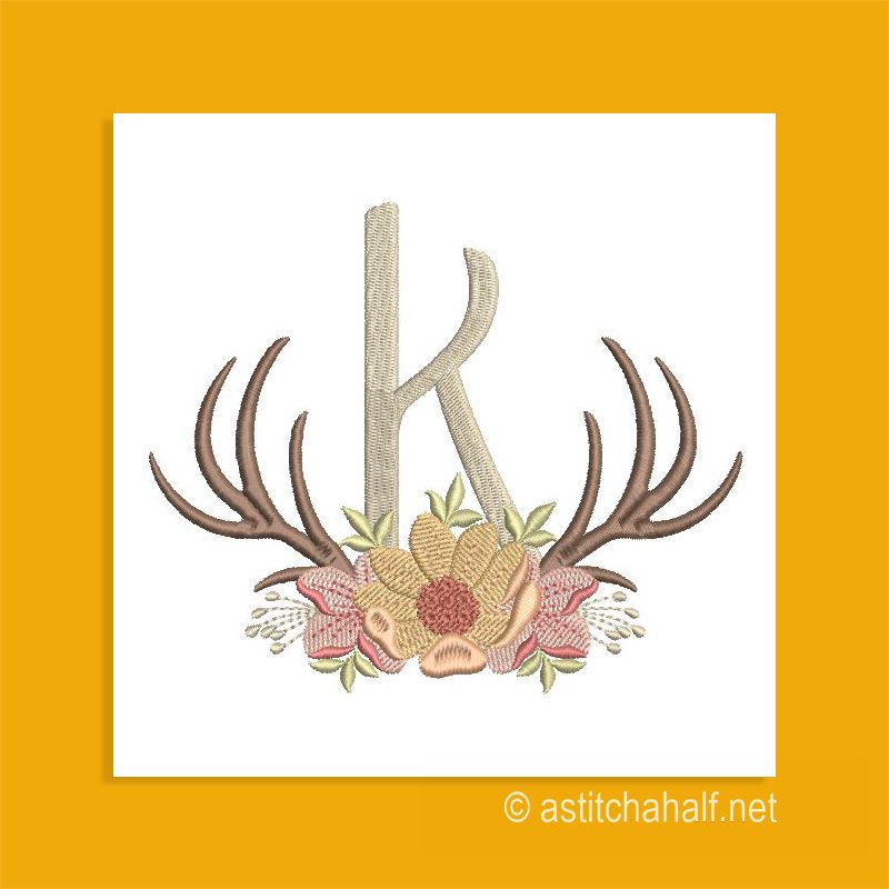 Antler Atelier Monogram Letter K