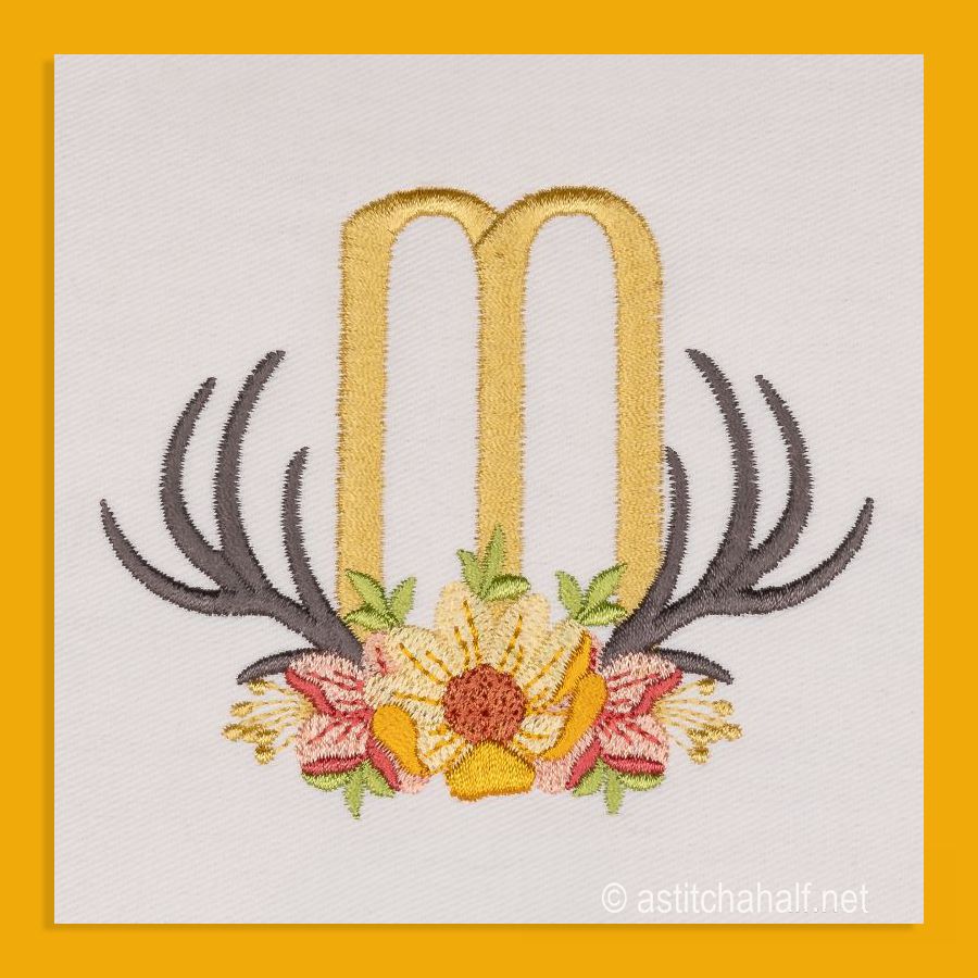 Antler Atelier Monogram Letter M