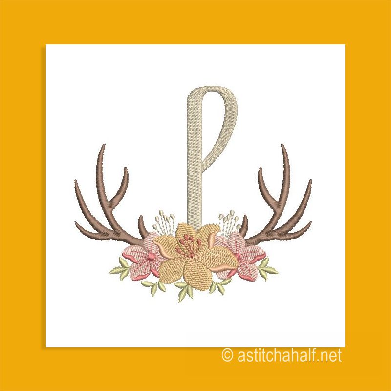 Antler Atelier Monogram Letter P
