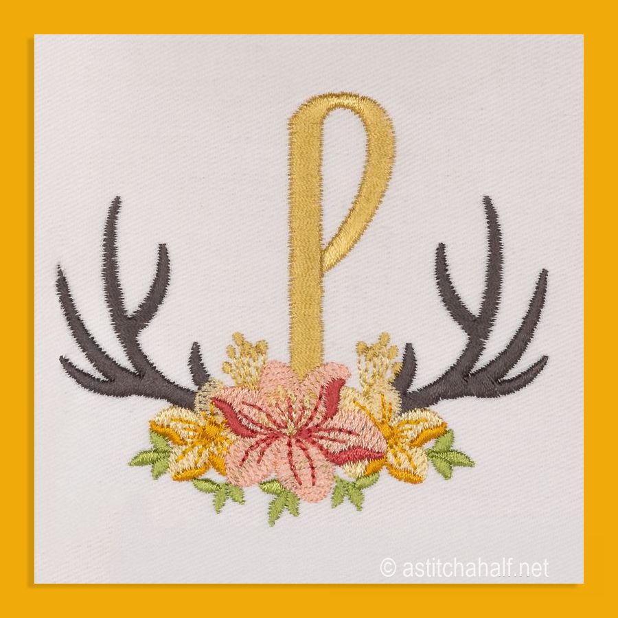 Antler Atelier Monogram Letter P