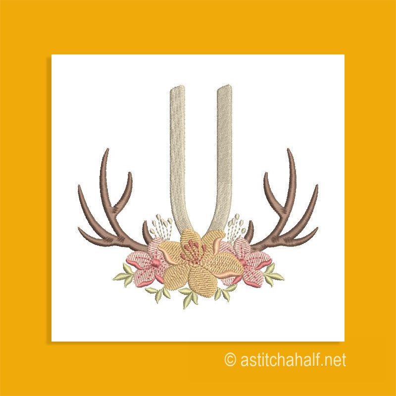 Antler Atelier Monogram Letter V