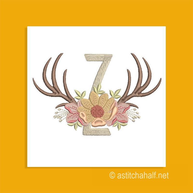 Antler Atelier Monogram Letter Z