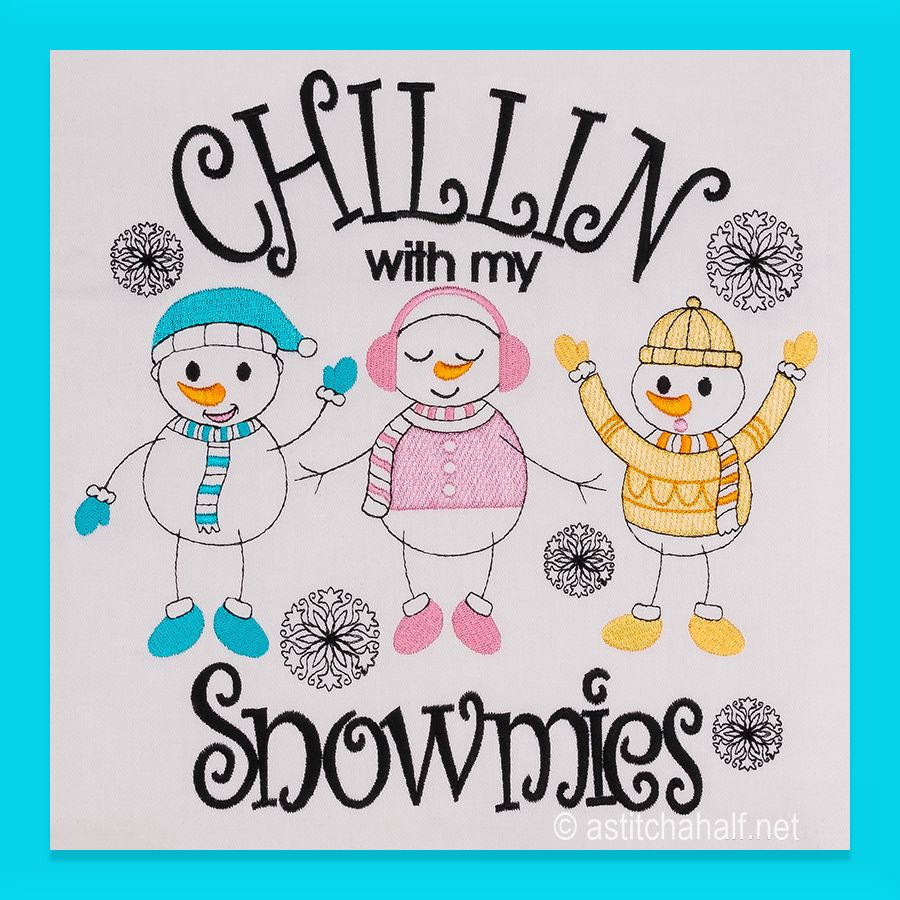 Chillin with my snowmies combo
