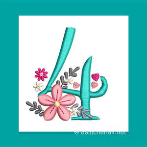 Petals Petit Monogram Number 4