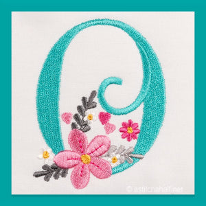 Petals Petit Monogram Letter O