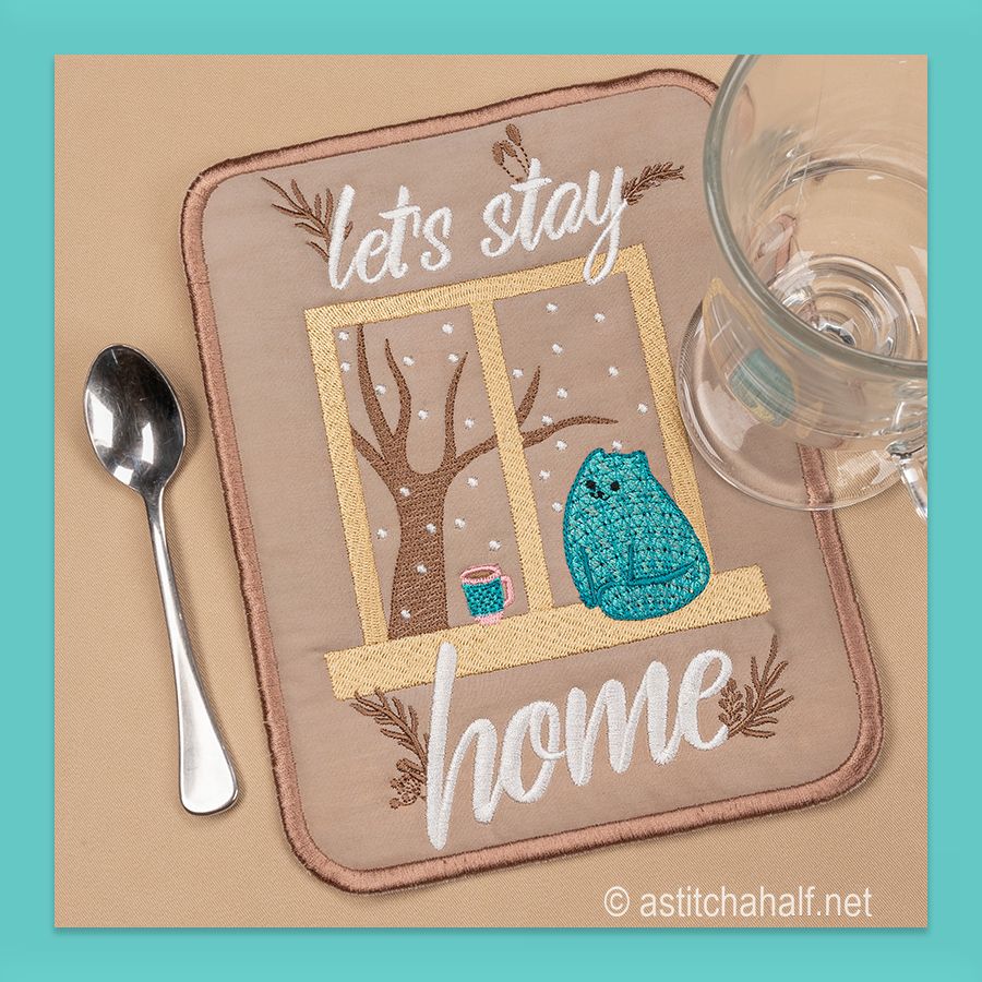 Homeward bound Mug rug variety