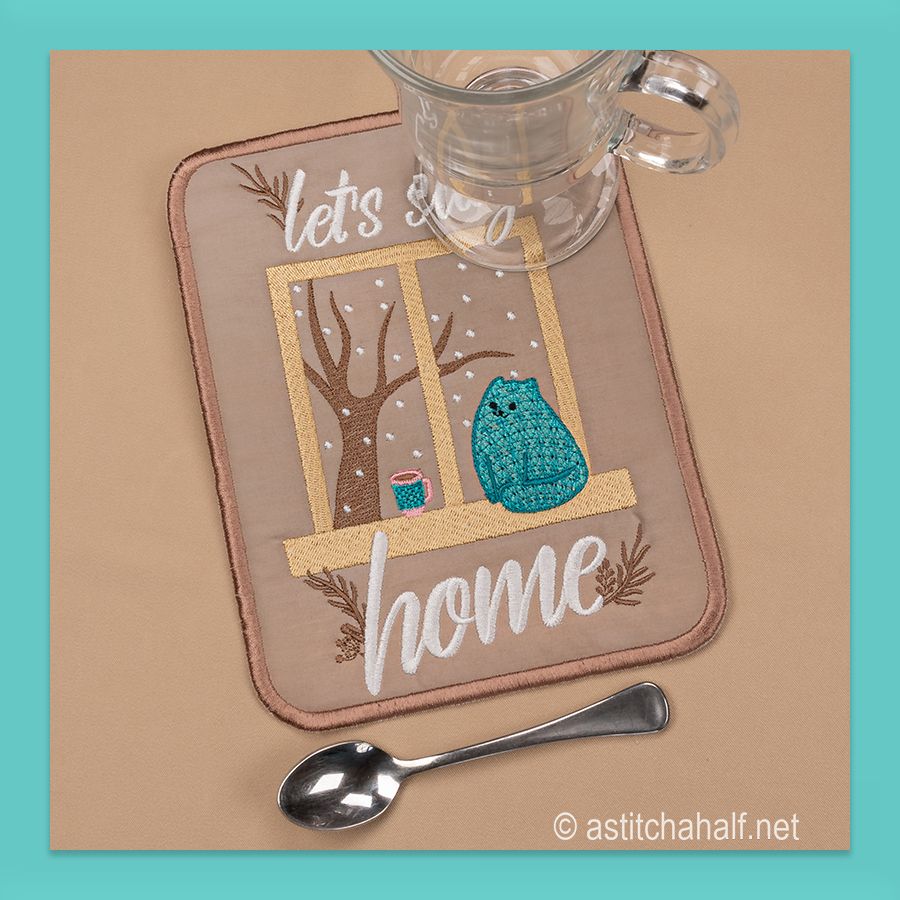 Homeward bound Mug rug variety