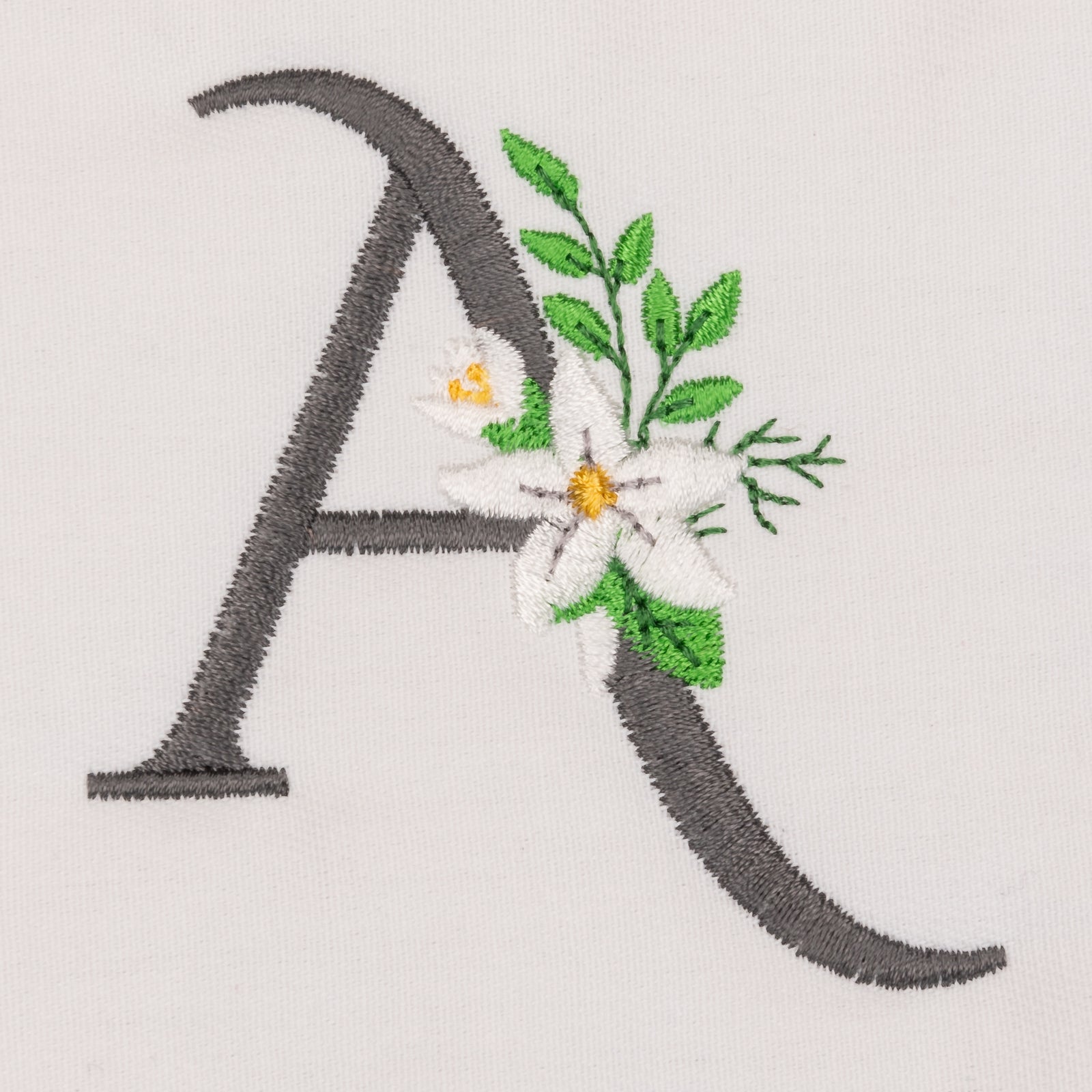 Snow Bouquet Letter A