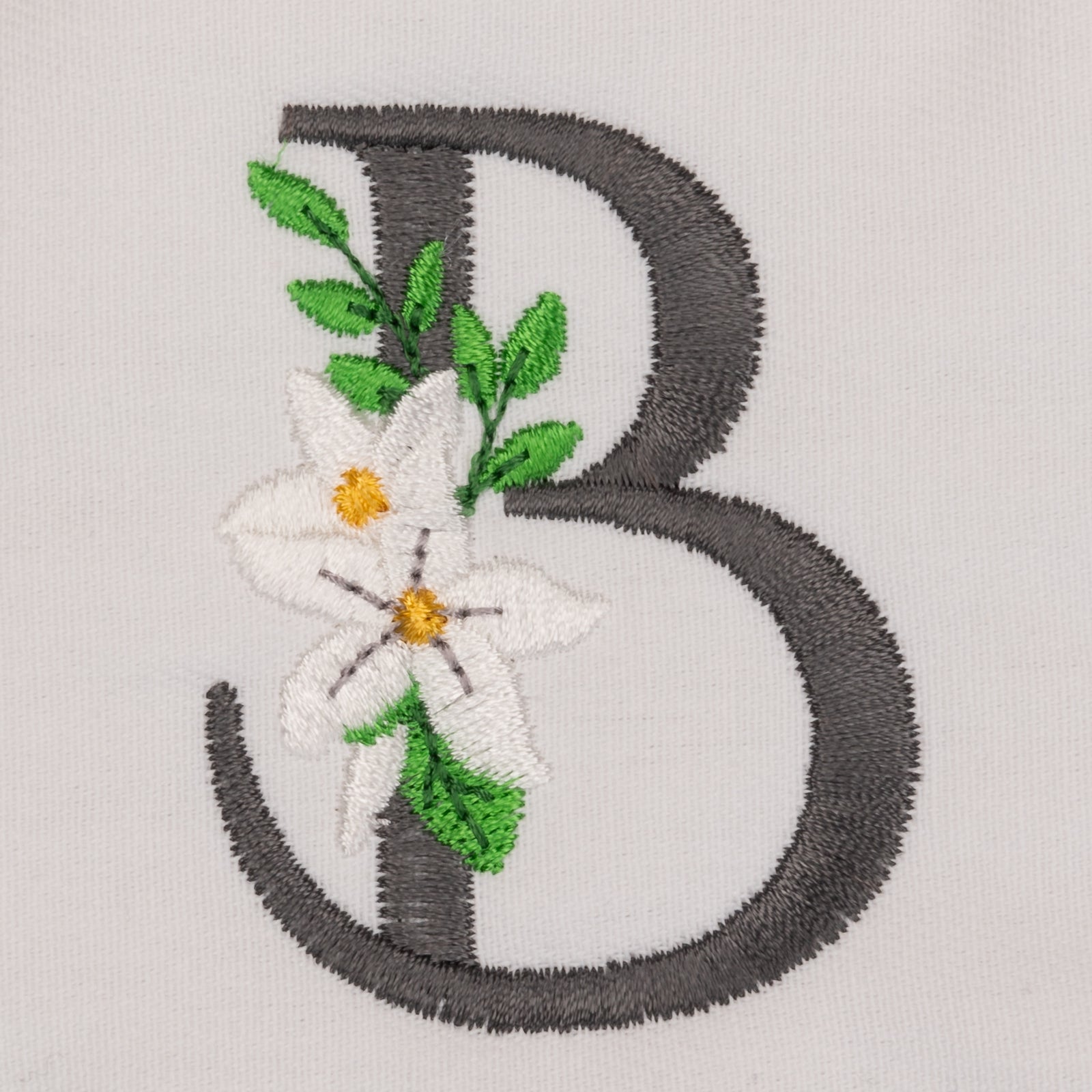 Snow Bouquet Letter B