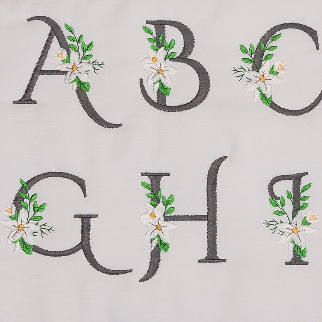 Snow Bouquet Monogram Combo