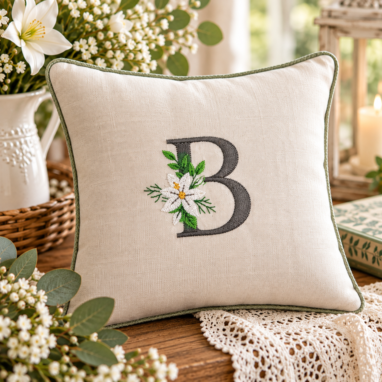Snow Bouquet Monogram Bundle