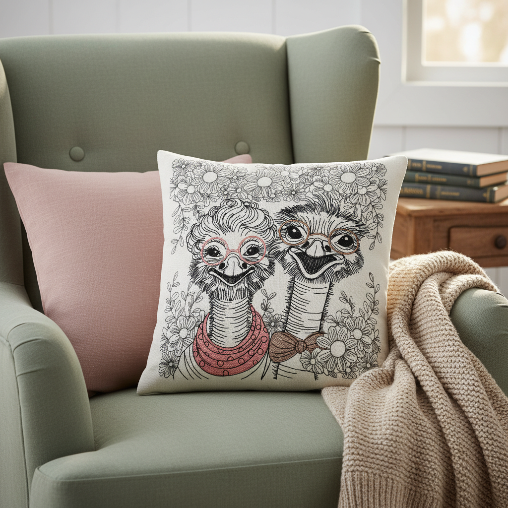 Dusty and Dawn Ostrich Couple Bundle