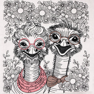 Dusty and Dawn Ostrich Couple Bundle