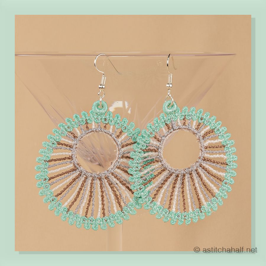 Night Jewel Freestanding Lace Earrings