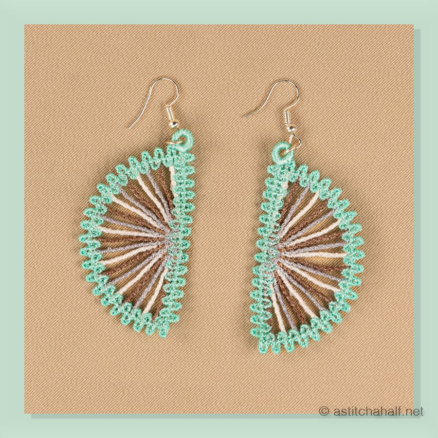 Night Jewel Freestanding Lace Earrings