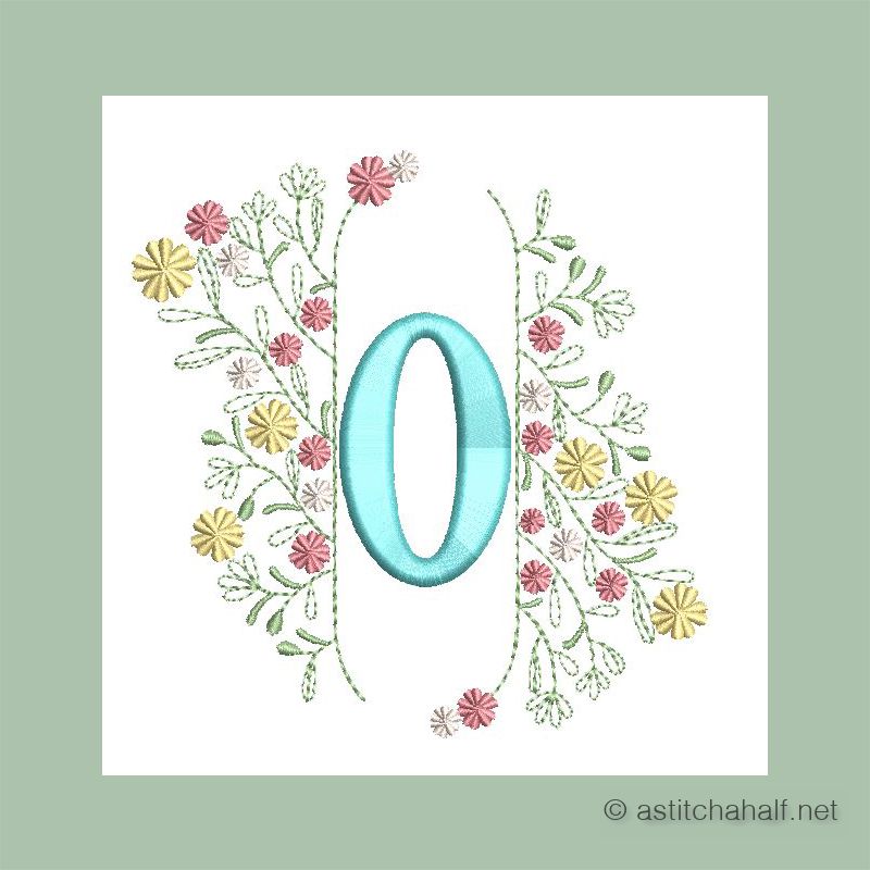 Botanic Crescendo Monogram Number 0