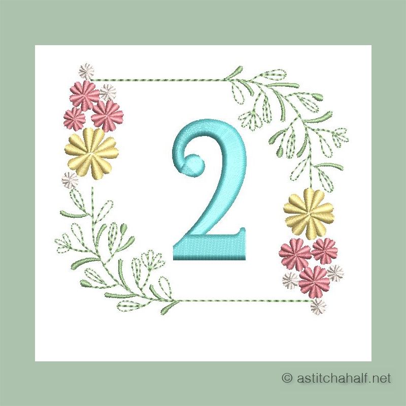 Botanic Crescendo Monogram Number 2