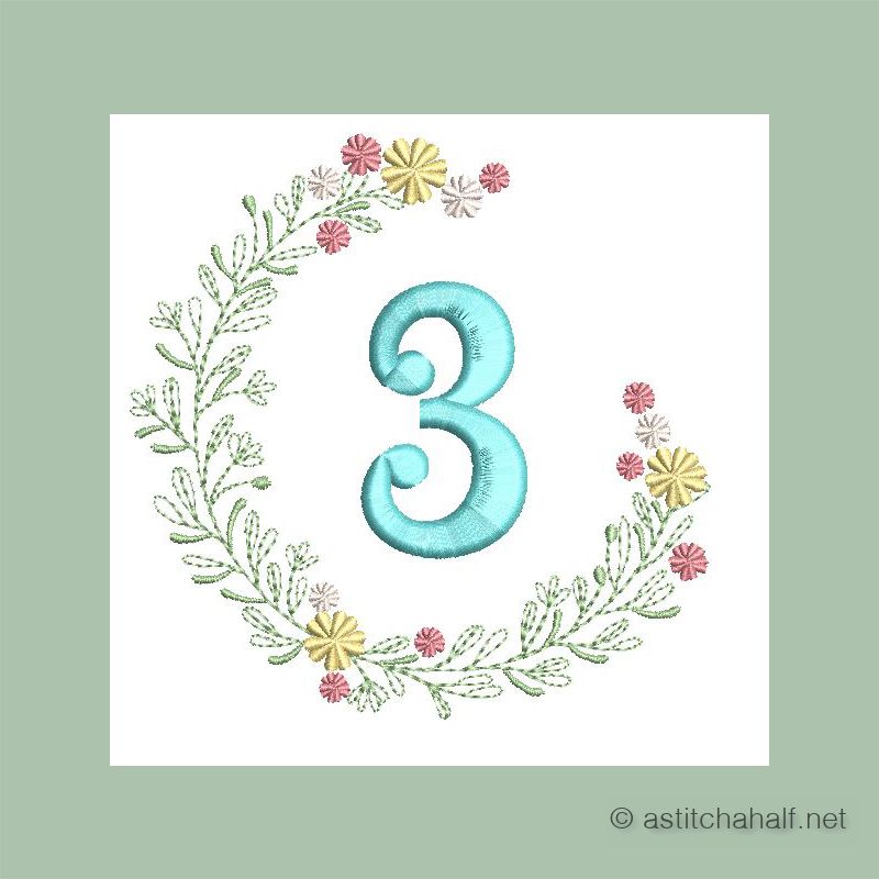 Botanic Crescendo Monogram Number 3