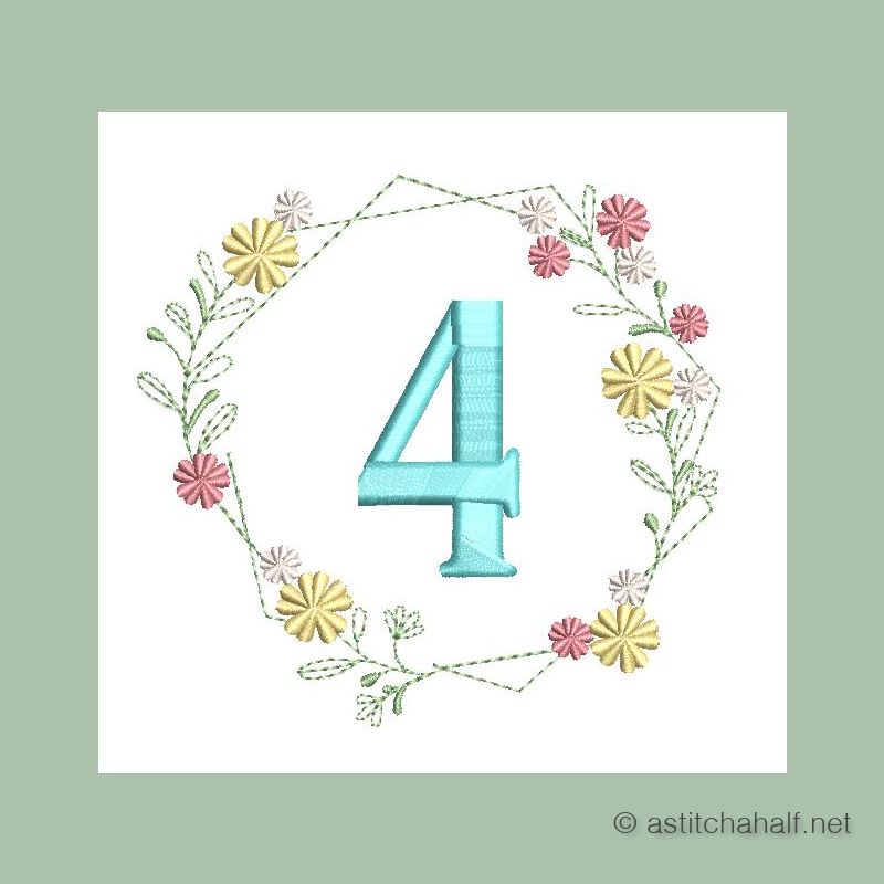 Botanic Crescendo Monogram Number 4