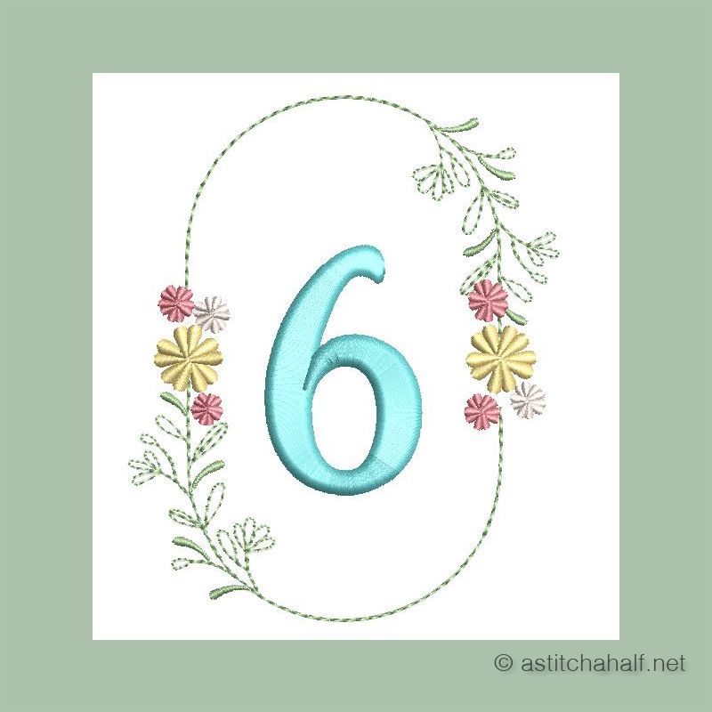 Botanic Crescendo Monogram Number 6